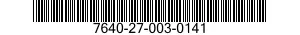 7640-27-003-0141 MAP 7640270030141 270030141