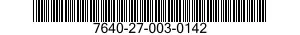 7640-27-003-0142 MAP 7640270030142 270030142