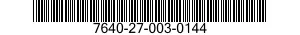 7640-27-003-0144 MAP 7640270030144 270030144