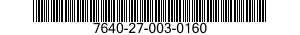 7640-27-003-0160 MAP 7640270030160 270030160