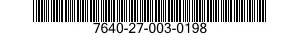 7640-27-003-0198 MAP 7640270030198 270030198