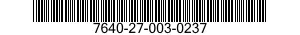 7640-27-003-0237 MAP 7640270030237 270030237