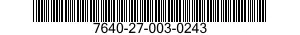 7640-27-003-0243 MAP 7640270030243 270030243