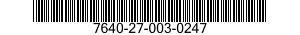 7640-27-003-0247 MAP 7640270030247 270030247
