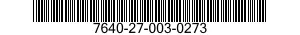 7640-27-003-0273 MAP 7640270030273 270030273