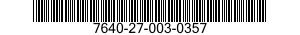 7640-27-003-0357 MAP 7640270030357 270030357