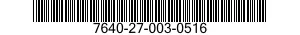 7640-27-003-0516 MAP 7640270030516 270030516
