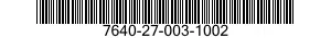 7640-27-003-1002 MAP 7640270031002 270031002