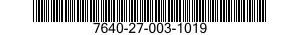 7640-27-003-1019 MAP 7640270031019 270031019