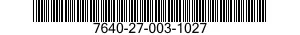 7640-27-003-1027 MAP 7640270031027 270031027