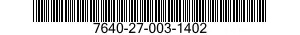 7640-27-003-1402 MAP 7640270031402 270031402