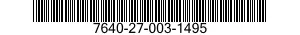7640-27-003-1495 MAP 7640270031495 270031495