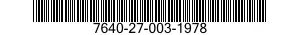 7640-27-003-1978 MAP 7640270031978 270031978