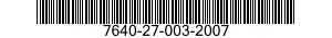 7640-27-003-2007 MAP 7640270032007 270032007