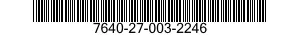 7640-27-003-2246 MAP 7640270032246 270032246