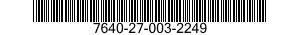 7640-27-003-2249 MAP 7640270032249 270032249