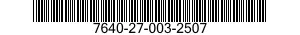 7640-27-003-2507 MAP 7640270032507 270032507