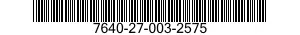 7640-27-003-2575 MAP 7640270032575 270032575