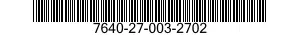 7640-27-003-2702 MAP 7640270032702 270032702