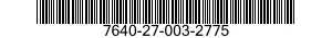 7640-27-003-2775 MAP 7640270032775 270032775