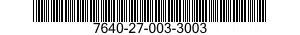 7640-27-003-3003 MAP 7640270033003 270033003