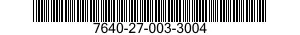 7640-27-003-3004 MAP 7640270033004 270033004