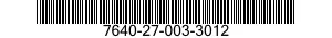 7640-27-003-3012 MAP 7640270033012 270033012