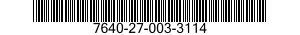 7640-27-003-3114 MAP 7640270033114 270033114