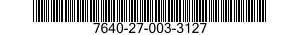 7640-27-003-3127 MAP 7640270033127 270033127