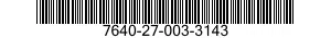 7640-27-003-3143 MAP 7640270033143 270033143