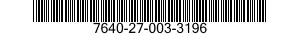 7640-27-003-3196 MAP 7640270033196 270033196