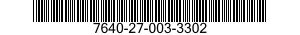 7640-27-003-3302 MAP 7640270033302 270033302