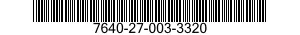 7640-27-003-3320 MAP 7640270033320 270033320
