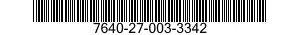 7640-27-003-3342 MAP 7640270033342 270033342