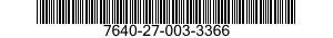 7640-27-003-3366 MAP 7640270033366 270033366