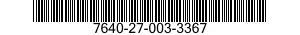 7640-27-003-3367 MAP 7640270033367 270033367