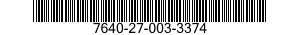 7640-27-003-3374 MAP 7640270033374 270033374