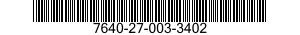 7640-27-003-3402 MAP 7640270033402 270033402