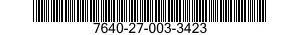 7640-27-003-3423 MAP 7640270033423 270033423