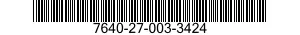 7640-27-003-3424 MAP 7640270033424 270033424