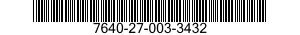 7640-27-003-3432 MAP 7640270033432 270033432