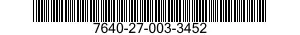 7640-27-003-3452 MAP 7640270033452 270033452