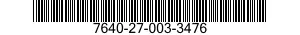 7640-27-003-3476 MAP 7640270033476 270033476