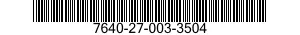 7640-27-003-3504 MAP 7640270033504 270033504