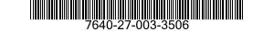 7640-27-003-3506 MAP 7640270033506 270033506