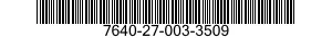 7640-27-003-3509 MAP 7640270033509 270033509