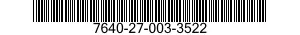 7640-27-003-3522 MAP 7640270033522 270033522