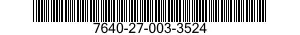 7640-27-003-3524 MAP 7640270033524 270033524