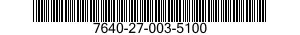 7640-27-003-5100 MAP 7640270035100 270035100
