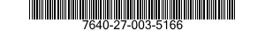 7640-27-003-5166 MAP 7640270035166 270035166